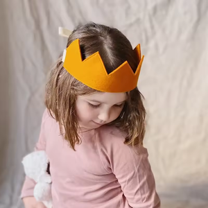 Venta caliente Nuevo diseño de coronas para niños cumpleaños corona de fieltro - Product Image 4