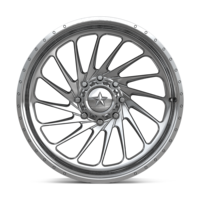 Jantes forgées concaves de style américain Deep Dish, entièrement polies, 24x14 22x12 pour pick-up lourds RAM F250 Silverado HD