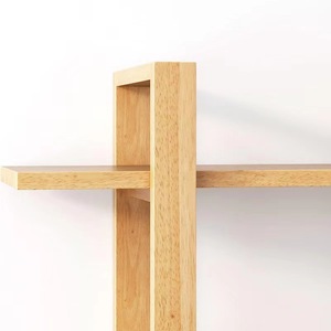 Wooden 3 Tier Floating <b>Wall</b> <b>Shelf</b> Natural Color Multipurpose Storage For Living Room Bedroom Office <b>Wall</b> <b>Mounted</b> Display Rack - Product Image 4