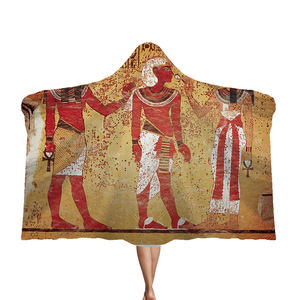 De 3d boho de microfibra con capucha manta de viaje impermeable para niños - Product Image 4