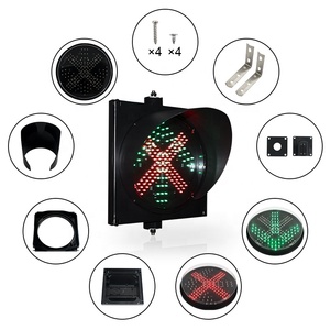 Đèn tín hiệu giao thông Led mũi tên xanh chữ thập đỏ 300mm - Product Image 2