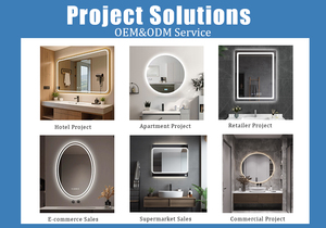 Hot Selling Custom <strong>Mirror</strong> Screen Modern Led Bathroom Smart Touch Screen <strong>Mirror</strong> 60*80 Dimmable Led Bathroom <strong>Mirror</strong> - Product Image 6