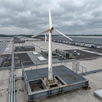 Éolienne 20 kW pour l'électrification rurale des villages, démarrage à 2,5 m/s, rotor de 9,5 m, 3 pales en PRV, 220 V/380 V, PMSM, IP54, 20 ans de garantie