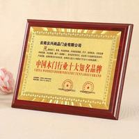 En gros LOGO Personnalisé Rouge MDF En Bois Plaque Bois Médaille Plaques Vierges