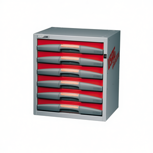 Armoire à outils 5000 D6 à 6 tiroirs, intérieur rouge, unité de rangement en acier - Product Image 2