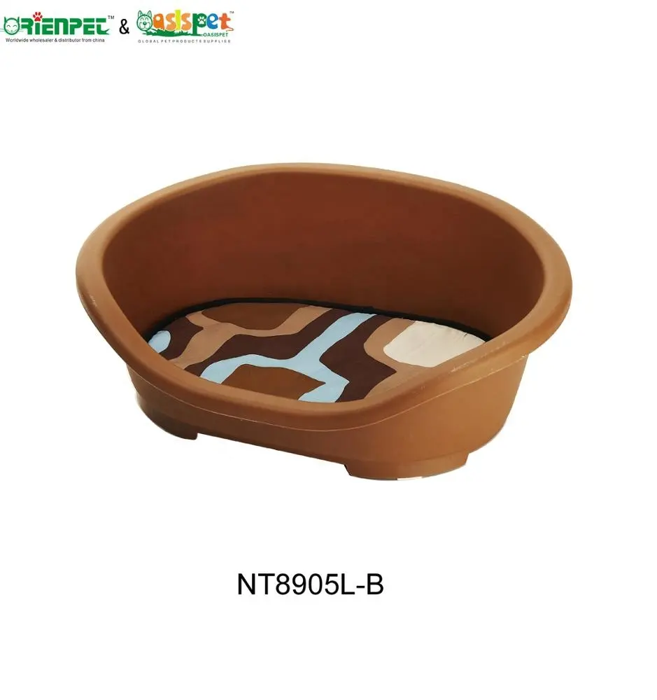 Orientpet & OASISPET cuccia per cani in plastica con tappetino pronto stock NT8905L-B prodotti per cucce per animali domestici