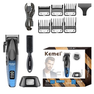Kemei-<span class=keywords><strong>Tondeuse</strong></span> à cheveux professionnelle 9000 tr/min pour homme, KM-1670, sans fil, <span class=keywords><strong>tondeuse</strong></span> à cheveux avec socle de charge - Product Image 6