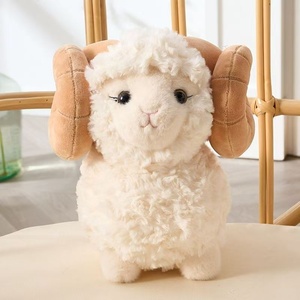 Peluche <span class=keywords><strong>de</strong></span> Cordero <span class=keywords><strong>de</strong></span> Cuernos Grandes, Muñeco <span class=keywords><strong>de</strong></span> Peluche <span class=keywords><strong>de</strong></span> <span class=keywords><strong>Alpaca</strong></span> <span class=keywords><strong>de</strong></span> Dibujos Animados, Juguete <span class=keywords><strong>de</strong></span> Compañía para Niños, Animal <span class=keywords><strong>de</strong></span> Peluche, Decoración para el Hogar, Regalo Festivo - Product Image 3