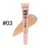 Palette de Correcteurs Crème Contouring Fini Mat avec Applicateur à Pointe Coussin, 3 Couleurs, Fond de Teint