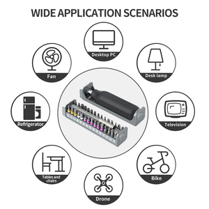 UF-<span class=keywords><strong>TOOLS</strong></span> Ensemble de tournevis magnétique miniature multifonction à <span class=keywords><strong>cliquet</strong></span> 40 en 1 pour la réparation mobile de téléphones portables - Product Image 6