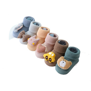 <span class=keywords><strong>Calcetines</strong></span> bonitos de animales para bebés recién nacidos, <span class=keywords><strong>calcetines</strong></span> de algodón suave con dibujos animados en 3D, <span class=keywords><strong>calcetines</strong></span> baratos antideslizantes de punto para bebés - Product Image 4