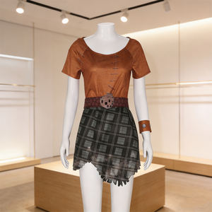 ชุดเสื้อกระโปรงสไตล์คนออร์คสำหรับผู้หญิง สำหรับงานฮาโลวีน งานคาร์นิวัล และคอสเพลย์ - Product Image 4