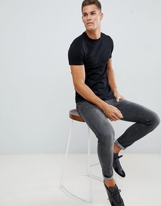 T-shirt Nera in Cotone Pima di Alta Qualità <span class=keywords><strong>Tks</strong></span> Wtkslesale, Personalizzabile con il Tuo Logo, Vestibilità Slim per Uomo - Product Image 5