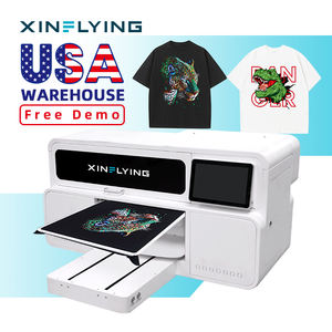 XinFlying dos cabezas i3200 impresora digital camiseta máquina DTG impresora A3 estación única - Product Image 1