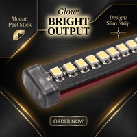 Kit de Bande Lumineuse LED 12V Kingshowstar - Éclairage Flexible Bleu/Ambre/Jaune pour Arche de Roue et Bas de Caisse de Voiture et Camion