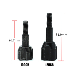 100/125Grain flèche Points pointe flèche marteau têtes larges pour <span class=keywords><strong>arc</strong></span> composé classique pratique en plein air <span class=keywords><strong>chasse</strong></span> tir bricolage accessoires - Product Image 2