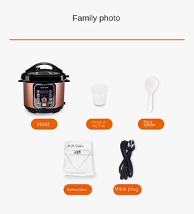 Olla a Presión Eléctrica Multifuncional de Acero Inoxidable de 6L con Revestimiento Antiadherente, Entrega Directa de Fábrica, para Hotel - Product Image 3