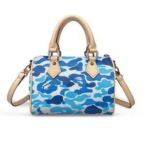 <span class=keywords><strong>Bolso</strong></span> Bandolera Boston <span class=keywords><strong>de</strong></span> Camuflaje Personalizado para Mujer, <span class=keywords><strong>de</strong></span> Alta Calidad, <span class=keywords><strong>Impermeable</strong></span>, <span class=keywords><strong>de</strong></span> Cuero PU - Product Image 2