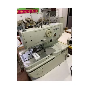 ماكينة خياطة Brother 9820 اليابانية مستعملة 2024 ماكينة خياطة أزرار برأس مستدير ماكينة خياطة صناعية للبيع بسعر منخفض