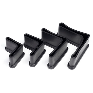 Nhựa An Toàn Cap 30 40 50Mm Cao Su Phần L Hình Dạng Kệ PVC Cuối Đồ Nội Thất Chân Bao Gồm Chống Trượt Thang Chân Mũ Cho An Toàn - Product Image 6