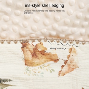 Couverture d'emmaillotage pour bébé en mousseline douce et écologique en coton biologique à prix raisonnable, marque privée, à pois, style européen-américain - Product Image 4