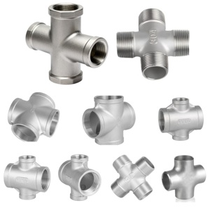 316L thép không gỉ đúc thẳng/giảm chéo cho kỹ thuật tàu biển, đẹp và chống ăn mòn - Product Image 5