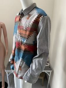 Camisa de Franela Estampada para Hombre, Estilo Urbano, Holgada, Cálida, de Manga Larga, Otoño-Invierno 2026, Venta al Por Mayor - Product Image 5