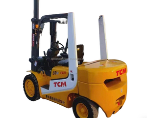 Carretilla elevadora de motor diésel TCM de 3 toneladas usada en Japón, precio barato, carretilla elevadora de combustión interna a la venta - Product Image 1