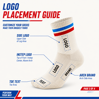 Chaussettes de tennis personnalisées avec logo, compression et amorti, échantillons gratuits pour l'entraînement sportif sur le court de tennis