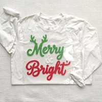 Nouveau design 2026 – Écussons thermocollants personnalisés en chenille pelucheuse pour Noël, à repasser sur les vêtements et les t-shirts
