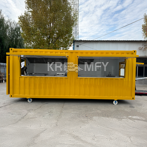 ร้านอาหารคอนเทนเนอร์เคลื่อนที่สำเร็จรูปราคาดีจากโรงงานใหญ่ในจีน พร้อมโครงสร้างเหล็กแผ่นแซนวิช - Product Image 1