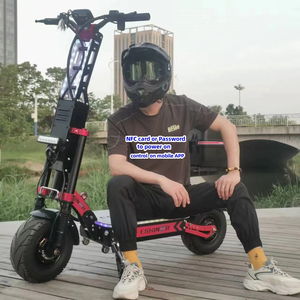 80-300KM Long Range 13inch 14inch Off Road 72v Dual Motor 40ah 80ah 100ah Lithium Battery Adult Foldable Electric Scooter - Product Image 5