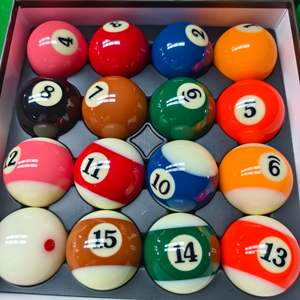Juego de Bolas de Billar Super Billiards de 57.2mm, Resina Fenólica, para Billar Americano - Product Image 2