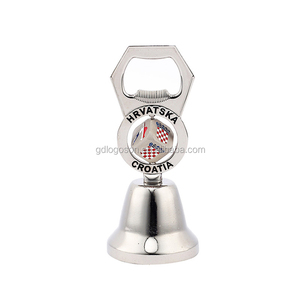 Cadeau promotionnel, souvenir de Croatie, ouvre-bouteille, sonnerie de service <span class=keywords><strong>super</strong></span> forte, cloches à main en métal personnalisées - Product Image 1