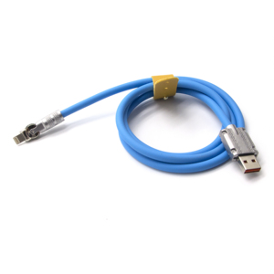 Fabbrica ad alta velocità di 180 gradi di rotazione USB da A tipo C cavo dati di ricarica 1m di lunghezza con guscio connettore in lega di zinco - Product Image 3