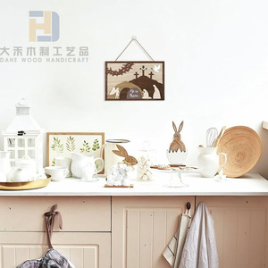 Escena <span class=keywords><strong>de</strong></span> tumba vacía <span class=keywords><strong>de</strong></span> madera rústica recortes madera Pascua Jesús tumba <span class=keywords><strong>Cruz</strong></span> adornos para granja Pascua religiosa decoración del hogar - Product Image 6