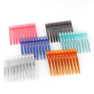 Pinza de cocodrilo de Color <span class=keywords><strong>caramelo</strong></span> de plástico duradero para peluquería sin marca de palabra para salón de corte de pelo - Product Image 2