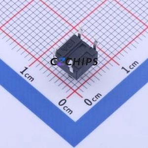 TS-1095PD-A7B3-D2 Tactile Switch Through hole-4P,6x6mm Switch Single Pole Single Throw Round Button 2.5N Through Hole - Product Image 2