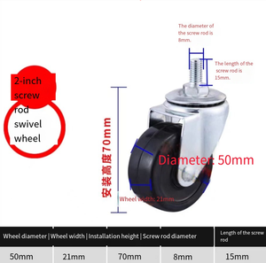 Roda dan Bantalan dari Karet dan Aluminium - Product Image 4