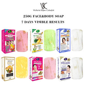 Jabón Sólido Orgánico VSC 250g con Aceite de Argán, Cúrcuma Natural y Papaya VC, Súper Blanqueador, Hidratante y Limpiador en 7 Días, Hecho a Mano - Product Image 3