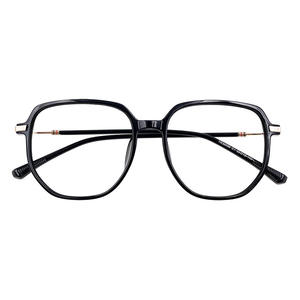 Qianai – lunettes rectangulaires anti-lumière bleue, monture unisexe, taille moyenne, lentilles Ac, protection UV400 pour la myopie - Product Image 5