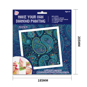Peintures et arts muraux pour enfants Vente <span class=keywords><strong>en</strong></span> gros DIY Kits de peinture à pois <span class=keywords><strong>en</strong></span> mosaïque diamant cristal - Product Image 4