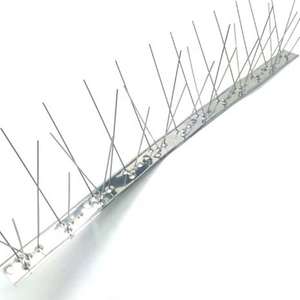 バードスパイク50cm + ppベース60バーブ304ステンレス鋼バードスパイク猫バーブ - Product Image 2