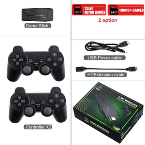 Consola de videojuegos M8 2,4G TV <span class=keywords><strong>Mini</strong></span> USB Stick M8 Videojuego retro con consola de controlador inalámbrico 4K HD con 20000 Juegos Retro - Product Image 2