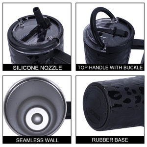 Fabbriche in Thailandia, Logo Personalizzato, Thermos da 32oz 40oz in Acciaio Inox 304 con Manico e Coperchio, per Esterni - Product Image 6