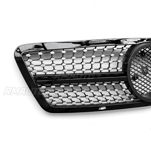 Grille de pare-chocs avant pour Mercedes-Benz Classe C W203 C200 C240 C280 C320 2001 2002 2003 2004 2005 2006 2007 - Product Image 5