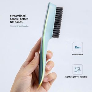 Color Block Shoe Cleaning <b>Brush</b> with <b>Long</b> <b>Handle</b> Scratch Resistant Plastic for Home Laundry and Clothing Cleaning - Product Image 4