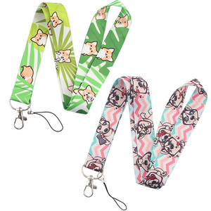 Factory Direct Sale Custom Sublimation Printing Cartoon Anime Neck Strap Lanyard for Kids