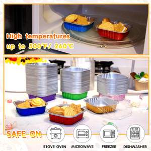 Contenedor Cuadrado Desechable de PET de Grado Alimenticio, Ecológico, Moldeado en Pulpa, de 180ml (6oz), para Pan y Postres, Venta al por Mayor - Product Image 6