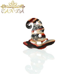Erucanyuan — épingles à cheveux décoratives en forme de chapeau de sorcière sculptées, accessoires amusants, pinces à cheveux pour filles, pour femmes, nouvelle collection - Product Image 2